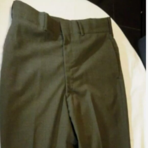 33x31 SACO MENS USMC MARINES DRESS ALPHA UNIFORM SHADE 2212 GREEN PANTS SV 1797 - Picture 1 of 10